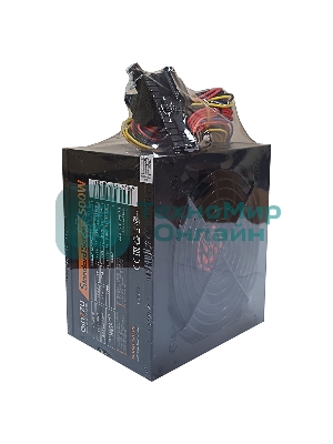 Блок питания Ginzzu SB500, 500Вт, 120мм, черный