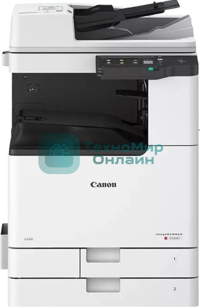 МФУ лазерное Canon imageRUNNER C3326i (5965C005), A3, цветное, печ. 26 стр/мин. (А4) 15 стр/мин. (А3), скан. до 70 стр/мин., 1200х1200 dpi (печать) 600х600 dpi (скан.), USB, RJ-45, Wi-Fi, Air Print, Mopria (без стартовых картриджей)