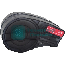 Картридж ленточный Cactus CS-M21-750595RD белый шрифт, красный фон (19.1 мм, 6.4 м) для Brady BMP21-PLUS, BMP21-LAB