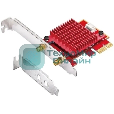 Сетевой адаптер Wi-Fi + Bluetooth Cudy WE3000S АХ5400 PCI Express (ант.внеш.съем) 2ант.