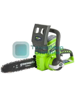 Цепная пила аккумуляторная GreenWorks G24CS25K2, 24V, 25 см, c АКБ 2Ач и ЗУ (2007707UA)