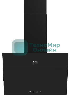 Вытяжка наклонная Beko BHCA69642BH черный, 60 см, 600 куб. м/ч, 69 дБ