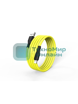 Кабель Smartbuy (iK-512-S21by) S21 Lightning желтый, 2.4 А, сил., 1 м
