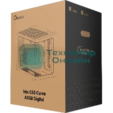 Компьютерный корпус Ocypus Iota C50 BK Curve ARGB Digital mATX без БП (Iota-C50-BKD300CD-GL)