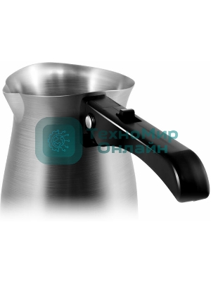 Электрическая турка Centek CT-1099 SS серебристый, исп. кофе - молотый, 0.5 л, 480 Вт