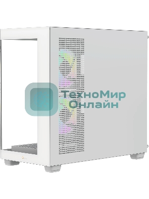 Корпус Ocypus Gamma C52 WH ARGB, Mini-Tower, белый, 3 x 120 мм