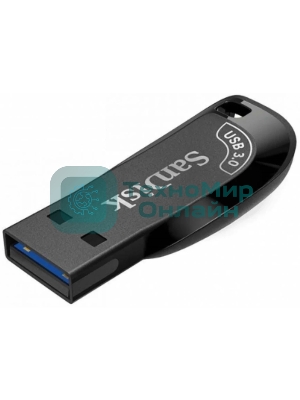 Флешка USB SanDisk Ultra Shift (SDCZ4A64G-F46), 64GB, USB 3.0, R/W 100/45, черный