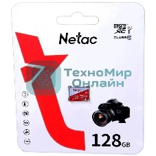 Флеш карта microSDHC 128Gb Netac P500 ECO NT02P500ECO-128G-S (без SD адаптера)