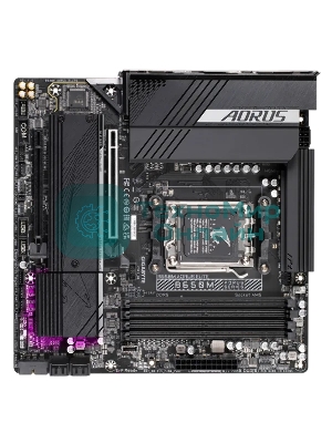 Материнская плата Gigabyte B650M AORUS ELITE, Socket AM5, AMD B650, 4xDDR5, 4xSATA, 2xM.2, 1xPCI-E 4.0 x16, 1xPCI-E 4.0 x4, 1xHDMI, 1xDP, 1x 2.5Gb LAN, 5xUSB-A 3.2 Gen 1, 2xUSB-A 3.2 Gen 2, 4xUSB-A 2.0, 1xUSB-C 3.2 Gen 2, 2x3.5 мм, 7.1, Micro-ATX