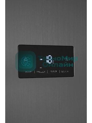 Холодильник Hyundai CS55023F нержавеющая сталь двухкамерный 347/185 л морозилка слева, No Frost, Side by Side