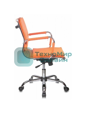 Кресло Бюрократ CH-993-Low/orange оранжевый, экокожа