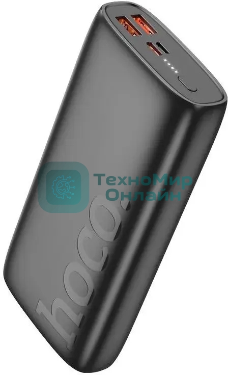 Портативный аккумулятор Hoco J122A Respect 20000mAh QC/PD 22.5W 3A USB-A/USB-C черный