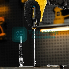 Отвертка Denzel SL5x150 мм, S2, 3к рукоятка