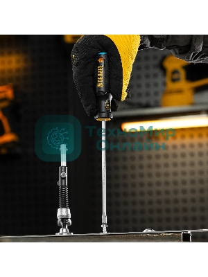 Отвертка Denzel SL5x150 мм, S2, 3к рукоятка