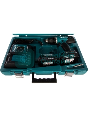 Дрель-шуруповерт Makita DDF453SYE, 18 В, 1,5 Ач, 42 Нм, щеточный