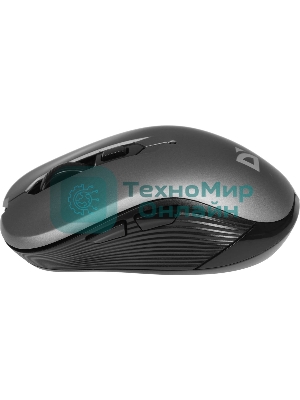 Мышь беспроводная Defender Gassa MM-105 серый, 1600 dpi, радиоканал, USB, кнопки - 6