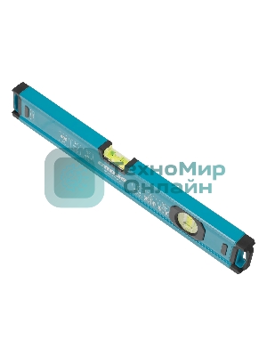 Уровень Gross 33650 алюминиевый, магнит., фрезерованный, 2 глазка, 0,5 мм/м, 400 мм