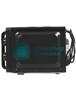 Микроволновая печь BQ MWO-20004SM/W черный, 20 л, 700 Вт, переключатели - поворотный механизм