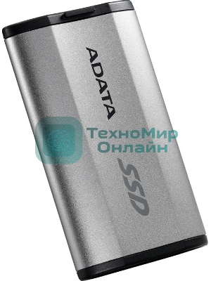 Внешний SSD ADATA SD810, 2TB, USB 3.2 Gen 2x2 Type-C, R/W 2000/2000, серебристый