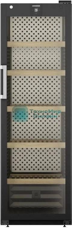 Винный шкаф Liebherr WPbli 5231 черный, 441 л, 1 отсек, 229 бут., класс F