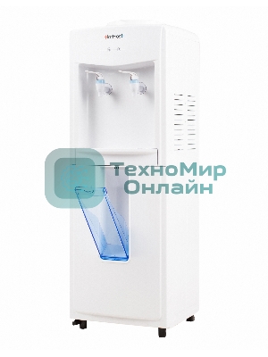 Кулер для воды Hotfrost V118R, верхняя загрузка, без нагрева, без охлаждения, белый