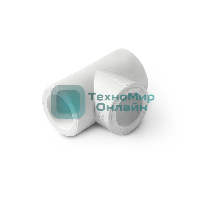 Тройник 75 полипропиленовый PPR белый PRO AQUA