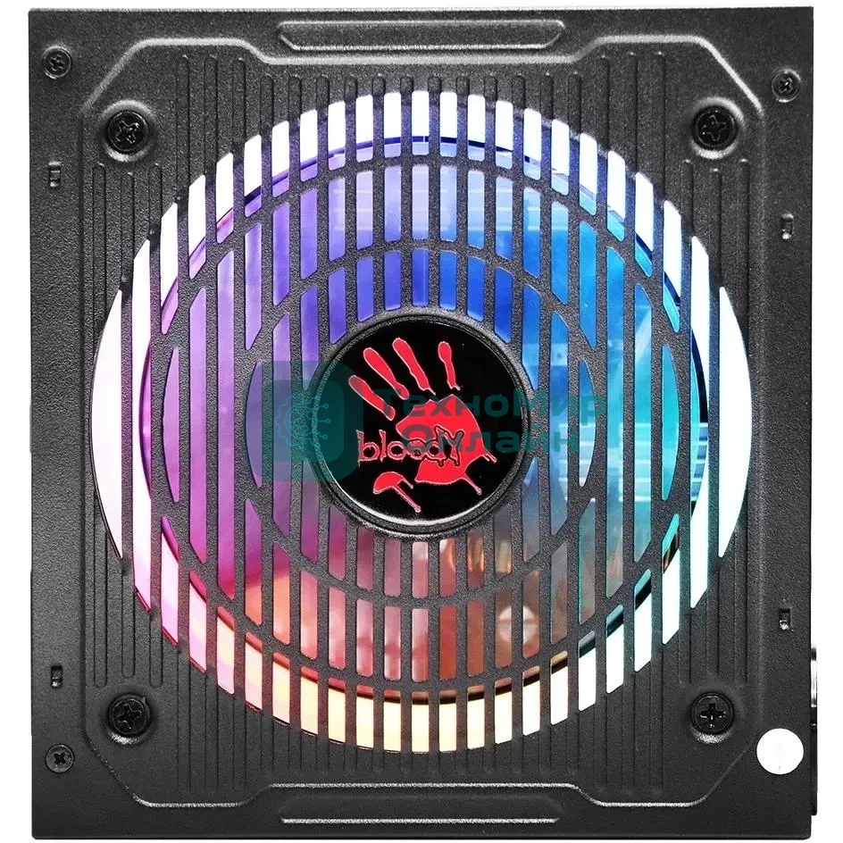Блок питания Bloody BD-PS700W, 700Вт, 80 PLUS белый, 120мм, черный
