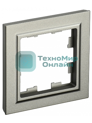 Рамка 1-местная IEK BRITE РУ-1-БрШ шампань