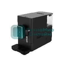 Кофемашина BQ ACM1136M черный, мощность 1350 Вт, давление 20 бар, электронное управление, тип нагревателя: бойлер, тип используемого кофе: зерновой, жерновая, металлическая, коническая кофемолка, количество степеней помола: 15, емкость контейнера для зерен: 180 г, регулировка крепости перед приготовлением, регулировка порции воды, предварительное смачивание, объем резервуара для воды: 1.5 л, съемный резервуар для воды, индикатор уровня воды, капучинатор ручной, количество одновременно приготовляемых чашек: 2, режимы автоматических напитков: эспрессо, двойной эспрессо, американо, двойная порция, функция автоотключения, съемная варочная группа, съемный лоток для сбора капель, съемный контейнер для отходов, регулируемый по высоте носик: 85-115 мм, можно мыть в посудомоечной машине: поддон для капель, индикатор включения, идикация очистки от накип, длина шнура: 1 м