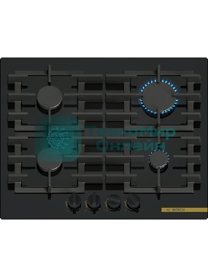 Газовая варочная поверхность Bosch Serie 6 PPP6B6J40R черный