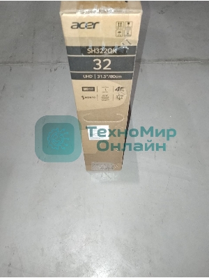 (Поврежденная упаковка) Монитор Acer SH322QKbmiphux 31,5'', 16:9, VA, UHD, 4ms, 250cd, 60Hz, HDMI, DP, USB-C, SPK, HAS UM.JS2CD.002 (Новый товар  в заводской упаковке  с повреждениями)