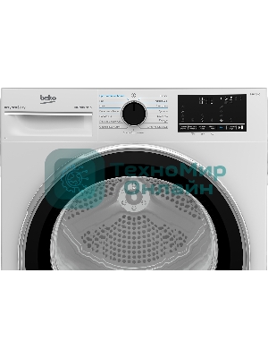 Сушильная машина Beko B5T69233 белый, 9 кг, сушка - тепловой насос, программ - 15, 59.8 x 84.6 x 60.5 см