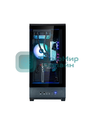 Компьютерный корпус ZALMAN P50 DS, ATX, черный, WINDOW, 2x3.5