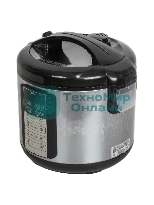 Мультиварка JVC JK-MC501 5 л, 860 Вт, серебристый/черный, металл