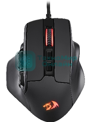 Мышь проводная REDRAGON Aatrox черный, 12400 dpi, USB, кнопки - 15