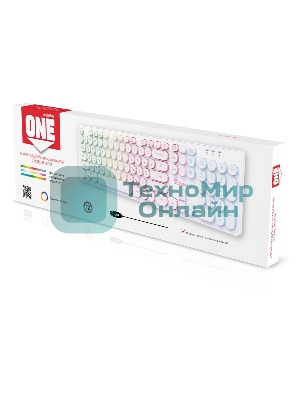 Клавиатура проводная игровая Smartbuy (SBK-329U-W) ONE 329 USB белый