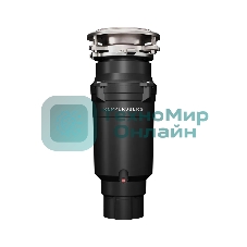 Измельчитель пищевых отходов Kuppersberg WSS 550 B, High-Tech, мощность 550 Вт, 3400-3800 об/мин, защита от перегрева, авто выключение, DC мотор, уровень шума 75 дБ, черный