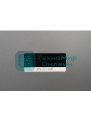 Холодильник Weissgauff CBN2WC2C2 INVERTER тёмно-серый двухкамерный 280/108л морозилка снизу, No Frost