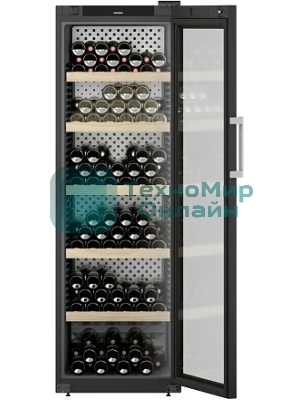 Винный шкаф Liebherr WPbli 5231 черный, 441 л, 1 отсек, 229 бут., класс F