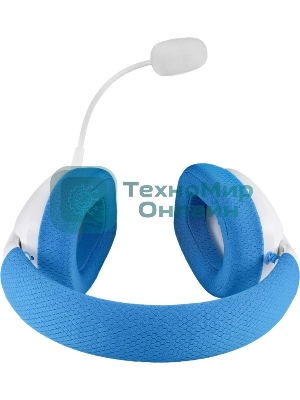 Гарнитура Redragon Ire Pro голубой, беспроводная + проводная, Bluetooth / USB, до 25 ч