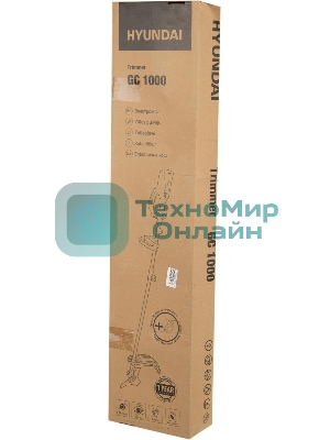 Электрокоса Hyundai GC 1000 двигатель электрический, 1000 Вт, 5,09 кг