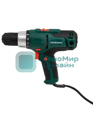 Дрель-шуруповерт FAVOURITE ID 600/2S, 600 Вт, 27 Нм, щеточный