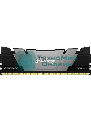 Оперативная память Kingston Fury Renegade, DDR4, 16GB (2x8GB), 3600MHz, CL16, DIMM, с радиаторами, серый/черный