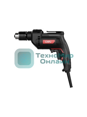 Дрель Deli DE-CZ13-1E, 680Вт, сетевая, ударная