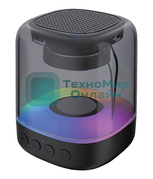 Акустическая система QUMO Plasma mini ВТ 0081 3 ВТ объемное звучание RGb