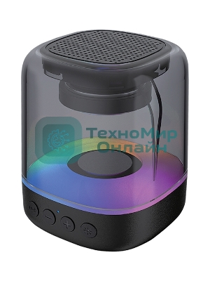 Акустическая система QUMO Plasma mini ВТ 0081 3 ВТ объемное звучание RGb