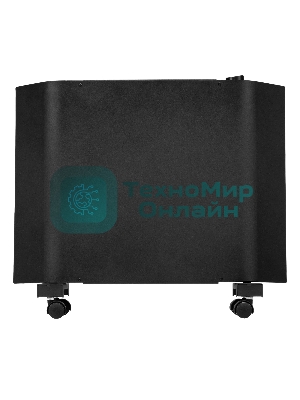 Конвектор электрический Denzel XCE-1000B черный, 1000 Вт, 15 м2, термостат