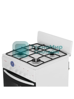 Плита газовая Gefest ПГ 3200-06 К35 белый, конфорок 4 шт, духовка 42 л, 50 см x 85 см x 53 см