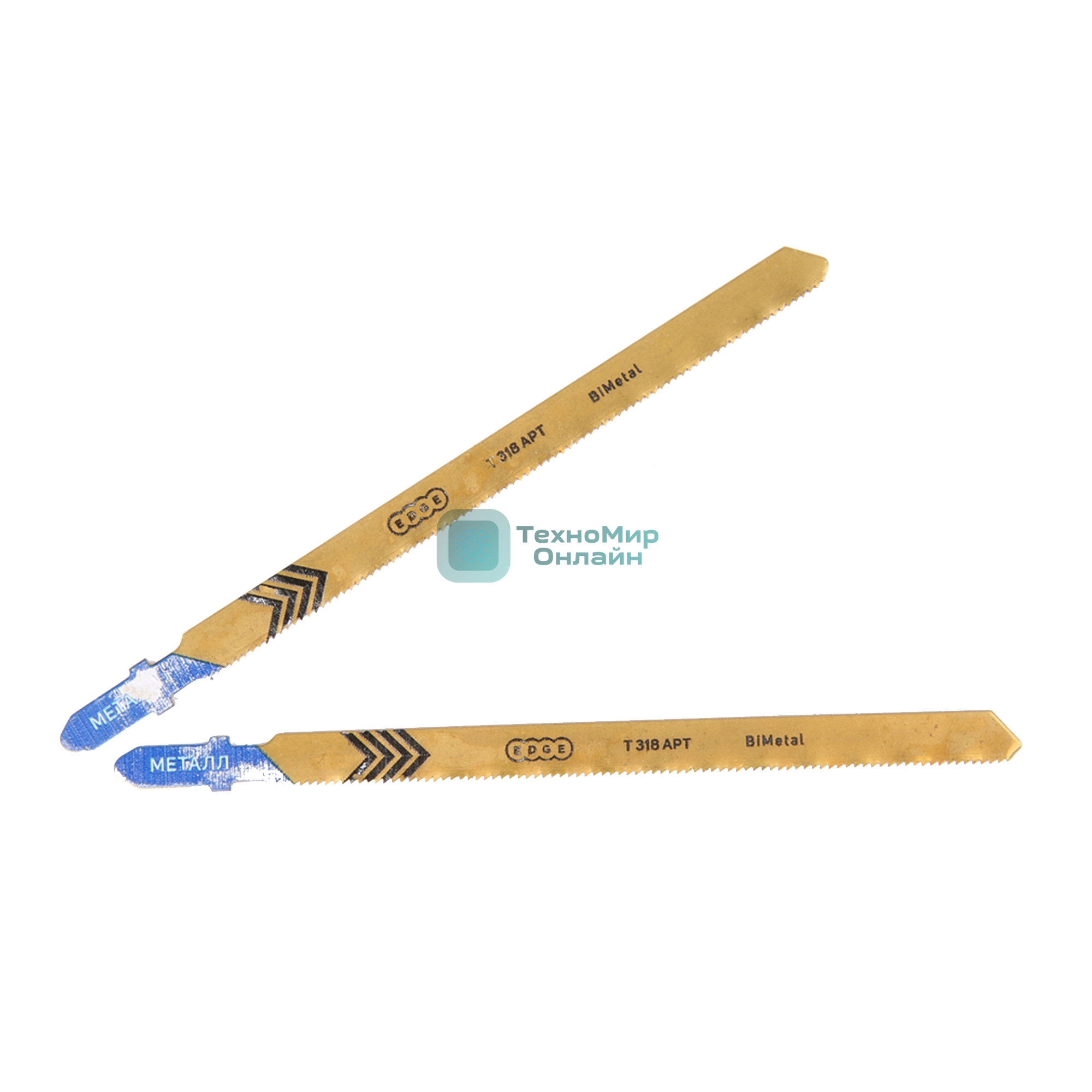 Пилка для лобзика по металлу T318APT (2 шт.) EDGE by PATRIOT 814010009