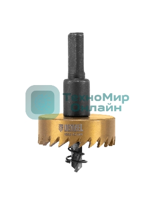 Коронка по металлу Denzel HSS, 40 мм, нитридтитановое покрытие
